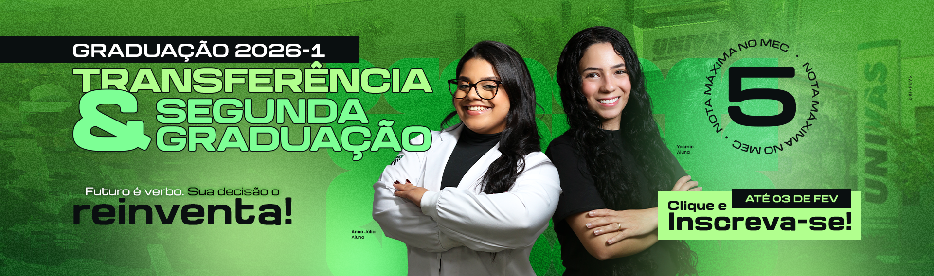 Processos seletivos de transferncia e Segunda graduao