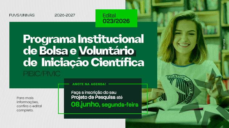 EDITAL N� 023/2026 PROGRAMA INSTITUCIONAL DE BOLSA DE INICIA��O CIENT�FICA (PIBIC) e PROGRAMA