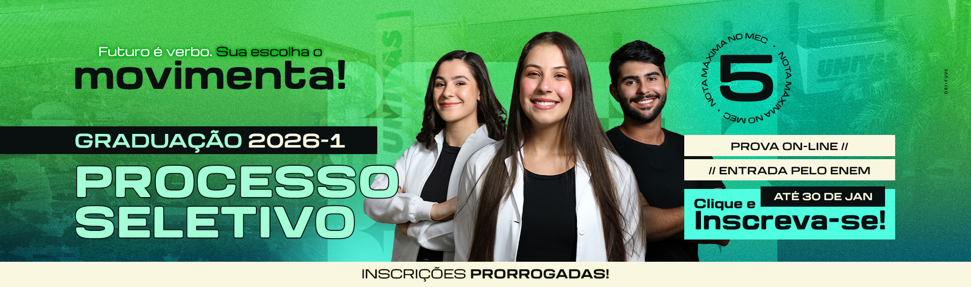 Vestibular Univ�s 2026