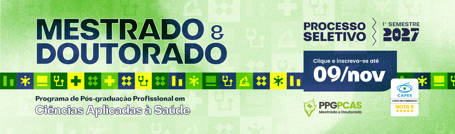 Processo seletivo Mestrado/Doutorado 2027/01