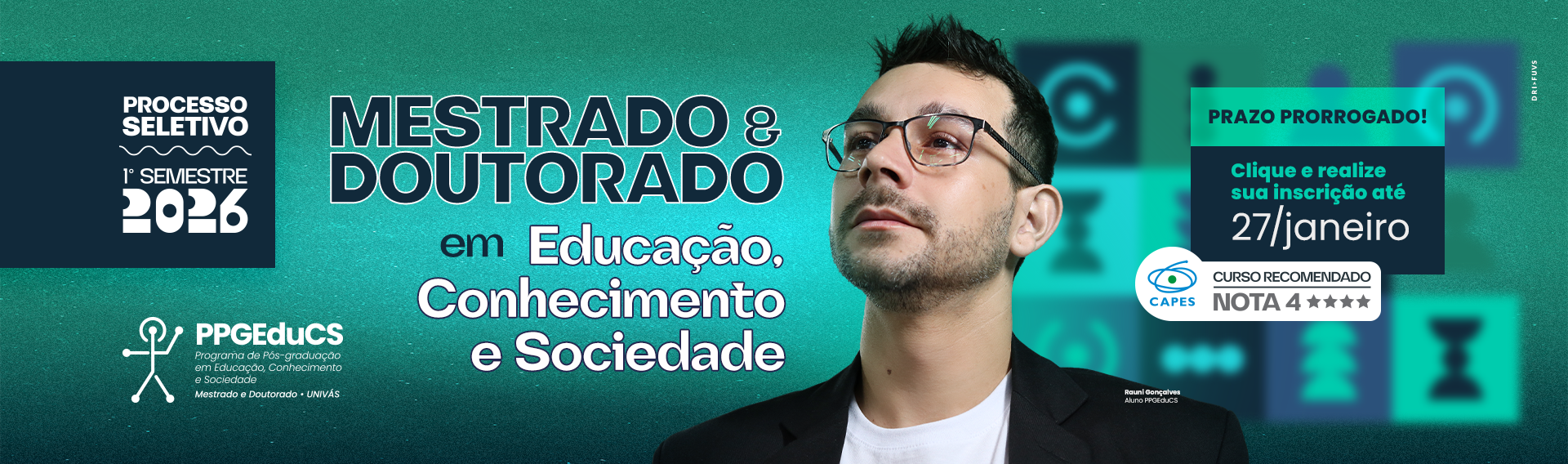 PPGEduCS 2026-1 - Mestrado Doutorado - 2